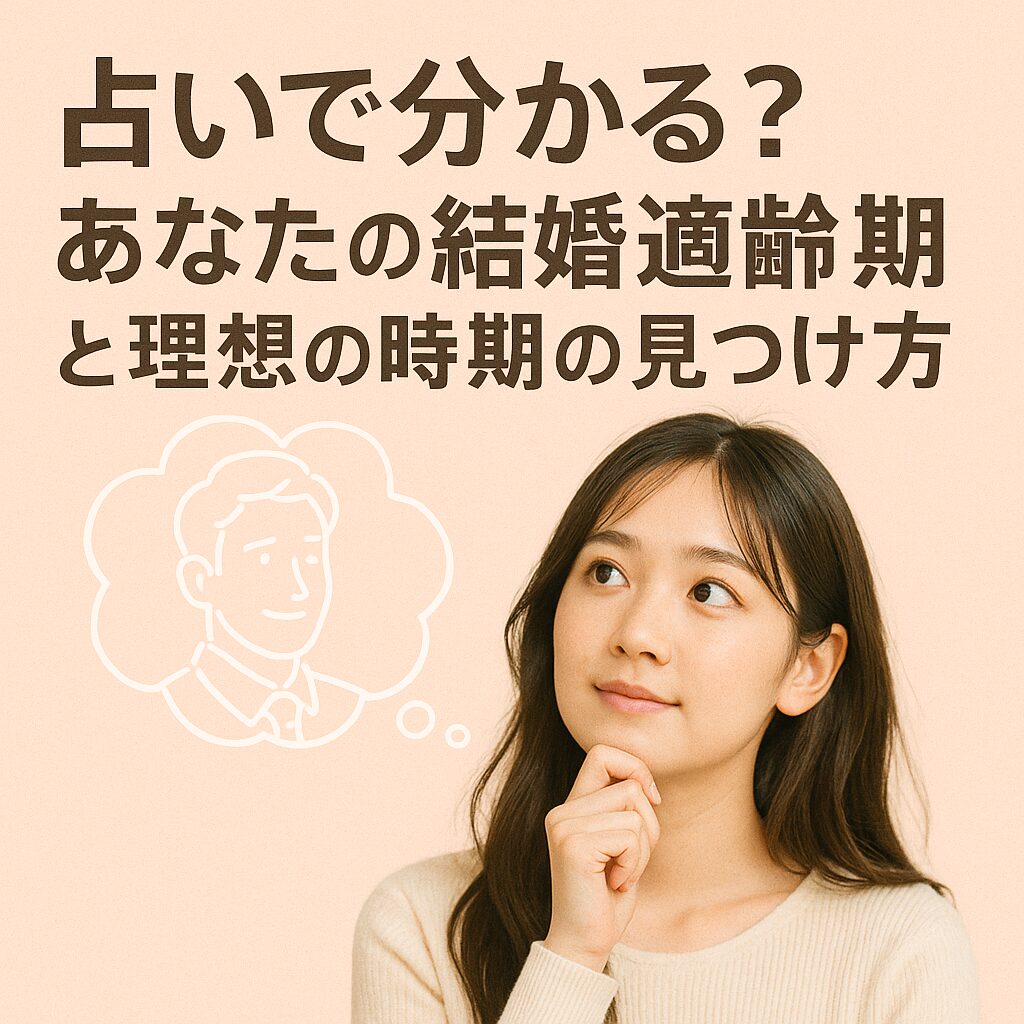 占いで分かる？あなたの結婚適齢期と理想の時期の見つけ方
