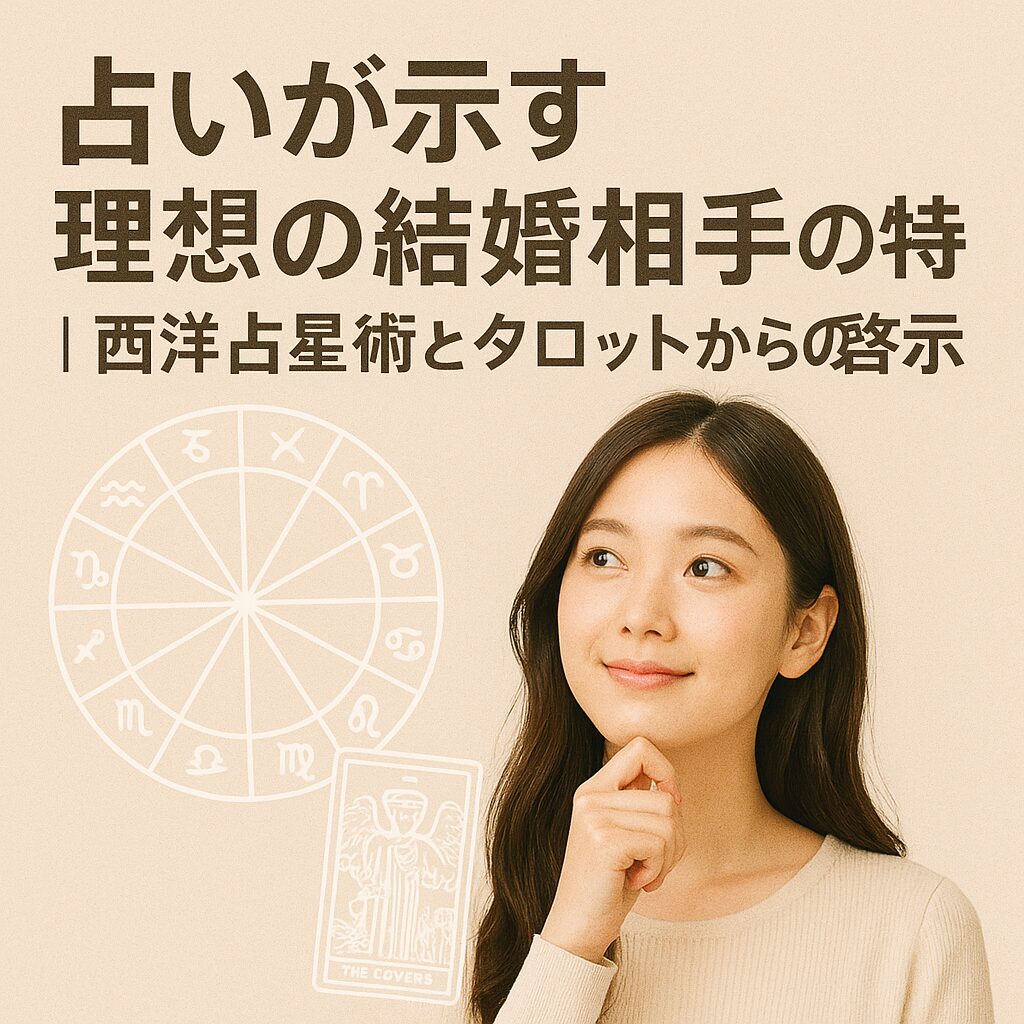 占いが示す理想の結婚相手の特徴|西洋占星術とタロットからの啓示